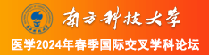 操穴在线白虎南方科技大学医学2024年春季国际交叉学科论坛